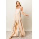 Texture Sleeveless Wide Leg Jumpsuit Texture Sleeveless Wide Leg Jumpsuit