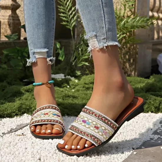 Open Toe Flat Sandals Open Toe Flat Sandals