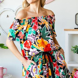 Floral Off-Shoulder Top