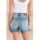 Elle High Rise Rhinestone Cutoff Shorts by Judy Blue Elle High Rise Rhinestone Cutoff Shorts by Judy Blue