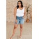 Elle High Rise Rhinestone Cutoff Shorts by Judy Blue Elle High Rise Rhinestone Cutoff Shorts by Judy Blue