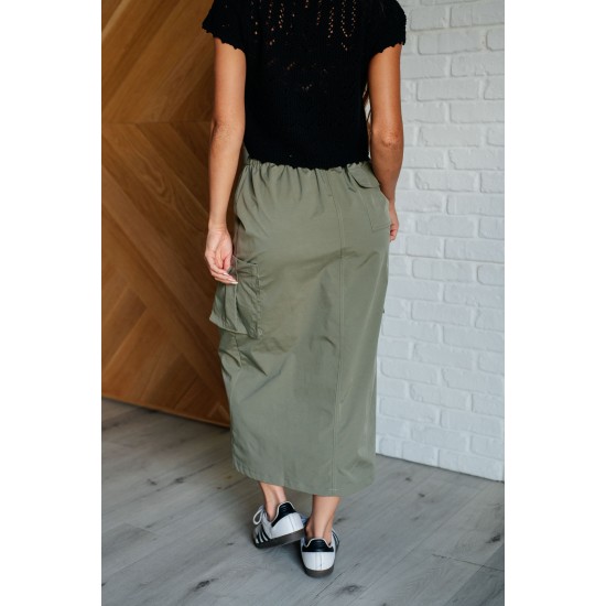 Explain It Away Cargo Skirt Explain It Away Cargo Skirt