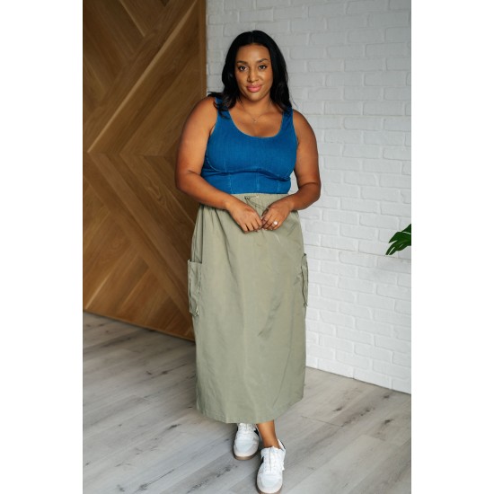 Explain It Away Cargo Skirt Explain It Away Cargo Skirt