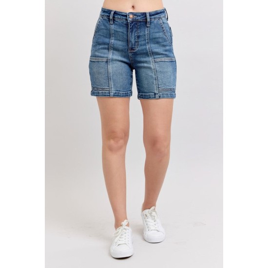 High Rise Denim Shorts High Rise Denim Shorts