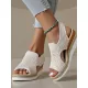 Open Toe Platform Wedge Sandals Open Toe Platform Wedge Sandals