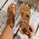 Flower Open Toe Flat Sandals Flower Open Toe Flat Sandals