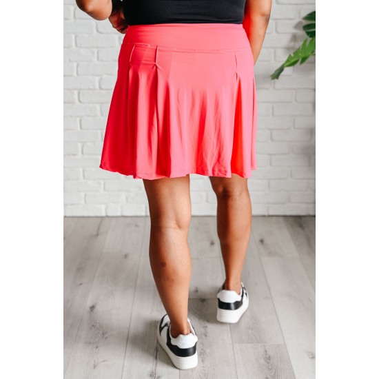 Game, Set and Match Tennis Skort in Flamingo Pink Game, Set and Match Tennis Skort in Flamingo Pink