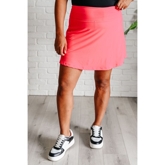 Game, Set and Match Tennis Skort in Flamingo Pink Game, Set and Match Tennis Skort in Flamingo Pink