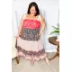 Vacay Vibes Floral Smocked Tube Top Tiered Maxi Dress in Orange Vacay Vibes Floral Smocked Tube Top Tiered Maxi Dress in Orange