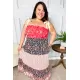 Vacay Vibes Floral Smocked Tube Top Tiered Maxi Dress in Orange Vacay Vibes Floral Smocked Tube Top Tiered Maxi Dress in Orange