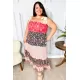 Vacay Vibes Floral Smocked Tube Top Tiered Maxi Dress in Orange Vacay Vibes Floral Smocked Tube Top Tiered Maxi Dress in Orange