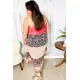Vacay Vibes Floral Smocked Tube Top Tiered Maxi Dress in Orange Vacay Vibes Floral Smocked Tube Top Tiered Maxi Dress in Orange
