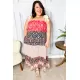 Vacay Vibes Floral Smocked Tube Top Tiered Maxi Dress in Orange Vacay Vibes Floral Smocked Tube Top Tiered Maxi Dress in Orange