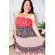 Vacay Vibes Floral Smocked Tube Top Tiered Maxi Dress in Orange Vacay Vibes Floral Smocked Tube Top Tiered Maxi Dress in Orange