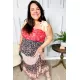 Vacay Vibes Floral Smocked Tube Top Tiered Maxi Dress in Orange Vacay Vibes Floral Smocked Tube Top Tiered Maxi Dress in Orange