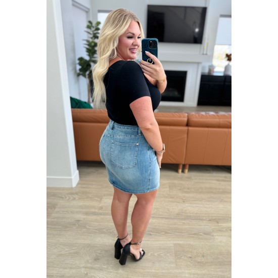Haley High Rise Control Top Skirt by Judy Blue Haley High Rise Control Top Skirt by Judy Blue