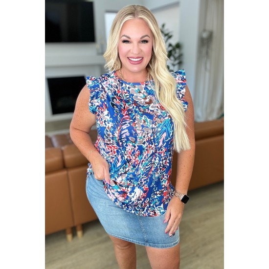 Do More Flutter Sleeve Top Do More Flutter Sleeve Top