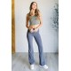 It's All About the Balance Twill Square Neck Crop Top in Dusty Olive It's All About the Balance Twill Square Neck Crop Top in Dusty Olive