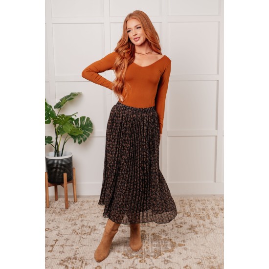 Just What You Wanted Floral Print Pleated Skirt Just What You Wanted Floral Print Pleated Skirt