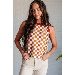 Keeping Score Checkered Tank