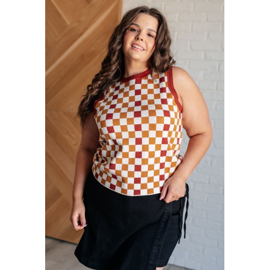 Keeping Score Checkered Tank Keeping Score Checkered Tank