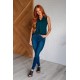 Matter of Fact Pleat Front Sleeveless Blouse in Sea Green Matter of Fact Pleat Front Sleeveless Blouse in Sea Green