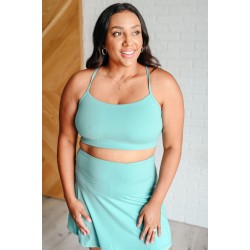 Package Secured Spaghetti Strap Tank in Tidal Wave