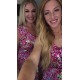 Bless Your Heart V-Neck Dress in Neon Fuchsia Bless Your Heart V-Neck Dress in Neon Fuchsia