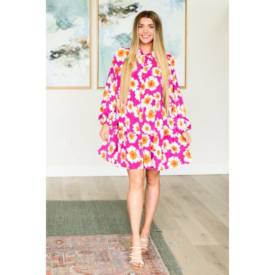 Magnificently Mod Floral Shirt Dress Magnificently Mod Floral Shirt Dress