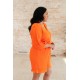 Roll With me Romper in Tangerine Roll With me Romper in Tangerine