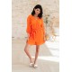Roll With me Romper in Tangerine Roll With me Romper in Tangerine