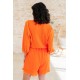 Roll With me Romper in Tangerine Roll With me Romper in Tangerine