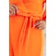 Roll With me Romper in Tangerine Roll With me Romper in Tangerine
