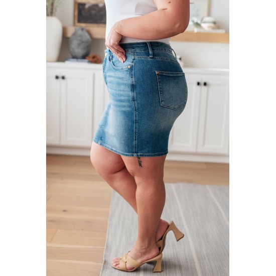 Haley High Rise Control Top Skirt by Judy Blue Haley High Rise Control Top Skirt by Judy Blue