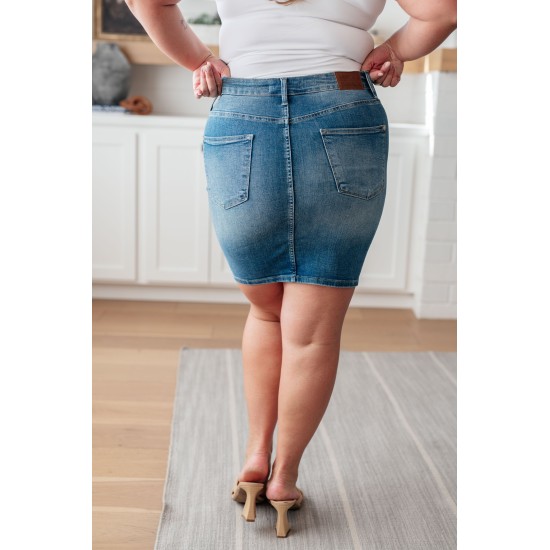 Haley High Rise Control Top Skirt by Judy Blue Haley High Rise Control Top Skirt by Judy Blue