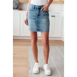 Haley High Rise Control Top Skirt by Judy Blue