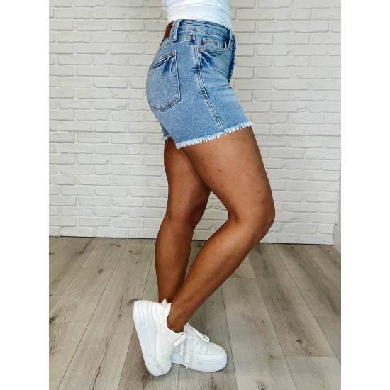 Stacy High Rise Control Top Cutoff Shorts Stacy High Rise Control Top Cutoff Shorts