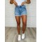 Stacy High Rise Control Top Cutoff Shorts