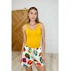 The Basics Reversible Longline Tank in Mustard The Basics Reversible Longline Tank in Mustard