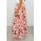 Words Fail Me Watercolor Print Maxi Skirt Words Fail Me Watercolor Print Maxi Skirt