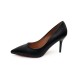 Fashion PU Leather High Heels Pumps Pointed Toe Work Pump Shoes Fashion PU Leather High Heels Pumps Pointed Toe Work Pump Shoes