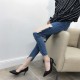 Fashion PU Leather High Heels Pumps Pointed Toe Work Pump Shoes Fashion PU Leather High Heels Pumps Pointed Toe Work Pump Shoes