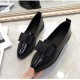 Autumn Flats Bowtie Slip On Loafers Shoes Autumn Flats Bowtie Slip On Loafers Shoes