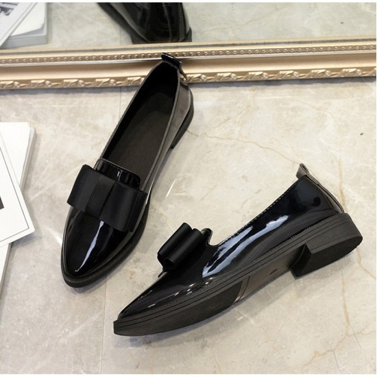 Autumn Flats Bowtie Slip On Loafers Shoes Autumn Flats Bowtie Slip On Loafers Shoes