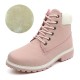 Fashion Pu Leather Round Toe Lace-Up Ankle Boot Fashion Pu Leather Round Toe Lace-Up Ankle Boot