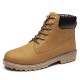 Fashion Pu Leather Round Toe Lace-Up Ankle Boot Fashion Pu Leather Round Toe Lace-Up Ankle Boot