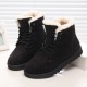 Snow Boots Flat Lace Up Winter Suede Ankle Boots Snow Boots Flat Lace Up Winter Suede Ankle Boots