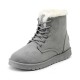 Snow Boots Flat Lace Up Winter Suede Ankle Boots Snow Boots Flat Lace Up Winter Suede Ankle Boots