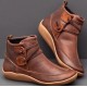 Autumn Winter Retro Punk Genuine Leather Ankle Boot Autumn Winter Retro Punk Genuine Leather Ankle Boot