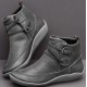 Autumn Winter Retro Punk Genuine Leather Ankle Boot Autumn Winter Retro Punk Genuine Leather Ankle Boot